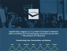 Tablet Screenshot of leadershipleague.com